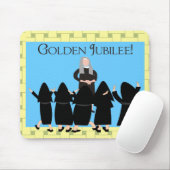 Nuns "Golden Jubilee" Kaarten en Canvas tassen Muismat (Met muis)