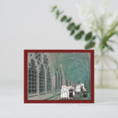 Nuns in de Westminster Abbey Cloister Briefkaart (Staand voorkant)