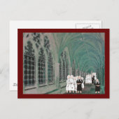 Nuns in de Westminster Abbey Cloister Briefkaart (Voorkant / Achterkant)