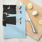 Nuns in Habits Theedoek (Quarter Fold)