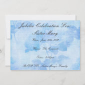 Nuns  Jubilee-uitnodigingen Kaart (Achterkant)