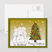 Nuns-kerstKaarten en Gifts-Artsy-design Feestdagenkaart (Voorkant / Achterkant)
