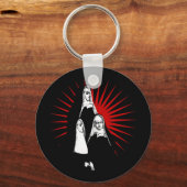 Nuns met Starburst Sleutelhanger (Voorkant)