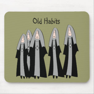 Nuns "Old Habits" Hilarious Nun Gifts Muismat