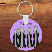 Nuns "Old Habits" Hilarious Nun Gifts Sleutelhanger (Voorkant)