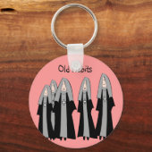 Nuns "Old Habits" Hilarious Nun Gifts Sleutelhanger (Voorkant)