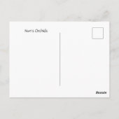 Nun's Orchids 2 Briefkaart (Achterkant)