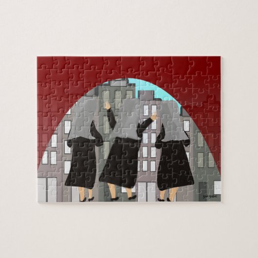 Nuns Puzzle "Vacationing" Legpuzzel (Horizontaal)