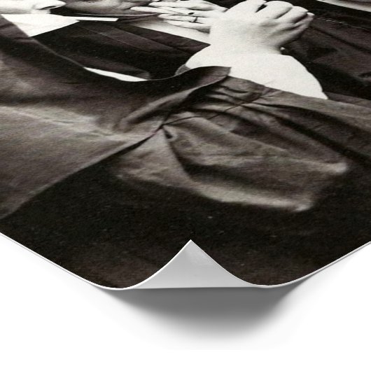 Nuns Roken  Fotografie 11x8,5inch Poster (Hoek)