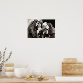 Nuns Roken  Fotografie 19x13in Poster (Keuken)