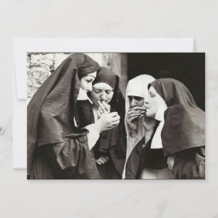 Nuns Roken  fotografie Kaart