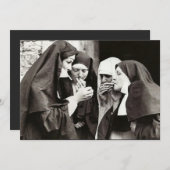 Nuns Roken  fotografie Kaart (Voorkant / Achterkant)