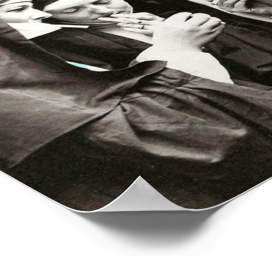 Nuns Roken  fotografie Poster (Hoek)