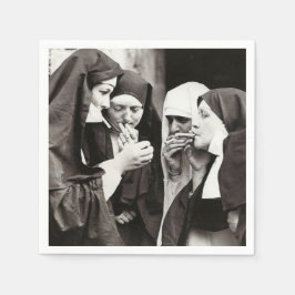 Nuns Roken  fotografie Servet