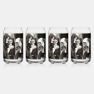 Nuns Roking foto Blikvorm Glas