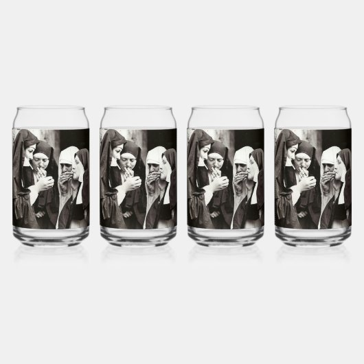 Nuns Roking  foto Blikvorm Glas (Voorkant)