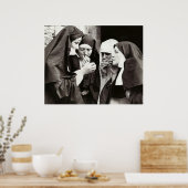 Nuns Roking  foto Poster (Keuken)