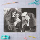 Nuns Roking  foto Tissuepapier (Craft)