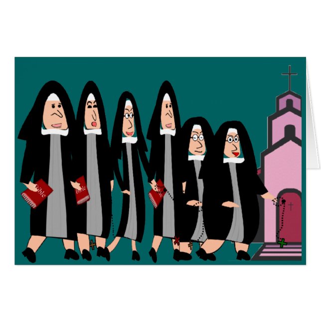 Nuns "Rubriek naar kerk" (Voorkant Horizontaal)