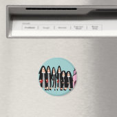 Nuns "Rubriek naar kerk" Magneet (Insitu (Vaatwasser))