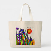 Nuns Silver 25th Jubilee Artsy Floral Canvas tas (Achterkant)