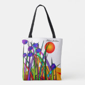 Nuns Silver 25th Jubilee Artsy Floral Canvas tas 2 (Achterkant)