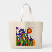 Nuns Silver 25th Jubilee Artsy Floral Canvas tas 2 (Achterkant)