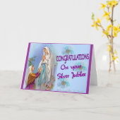 Nuns Silver Jubilee Gifts and Cards Kaart (Gele Bloem)