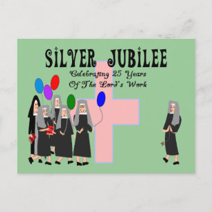 Nuns Silver Jubilee Gifts Briefkaart