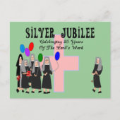 Nuns Silver Jubilee Gifts Briefkaart (Voorkant)