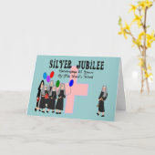 Nuns Silver Jubilee Gifts Kaart (Gele Bloem)