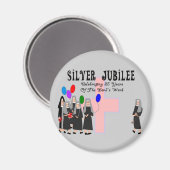 Nuns Silver Jubilee Gifts Magneet (Voorkant / Achterkant)