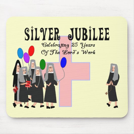 Nuns Silver Jubilee Gifts Muismat (Voorkant)