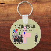 Nuns Silver Jubilee Gifts Sleutelhanger (Voorkant)