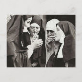 Nuns Smoking Briefkaart (Voorkant)