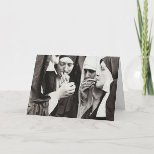 Nuns Smoking Kaart