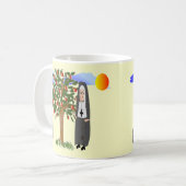 Nuns Stealing Apples Kaarten & Gifts Koffiemok (Voorkant links)