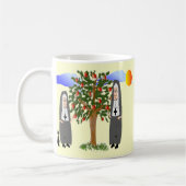 Nuns Stealing Apples Kaarten & Gifts Koffiemok (Links)