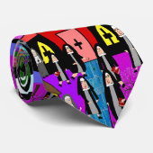 Nuns Stropdas voor Mannen "Whimsical Village Nuns" (Opgerold)