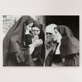 Nuns Vintage roken Foto Legpuzzel (Horizontaal)