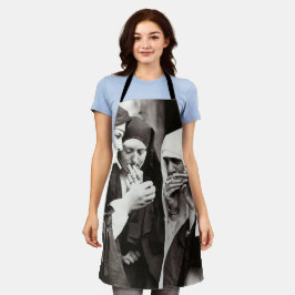 Nuns Vintage roken Foto Schort