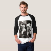 Nuns Vintage roken Foto T-shirt (Voorkant volledig)