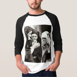Nuns Vintage roken Foto T-shirt
