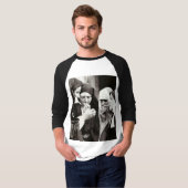 Nuns Vintage roken Foto T-shirt (Voorkant volledig)