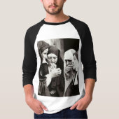 Nuns Vintage roken Foto T-shirt (Voorkant)