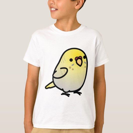 Nunu de Chubby Budgie T-shirt (Voorkant)