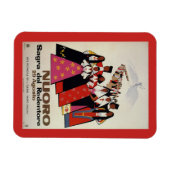 Nuoro Sardinia Italiaans reisbureau Magneet (Horizontaal)