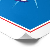 NuPower: STEMMING! Poster in blauw (Hoek)