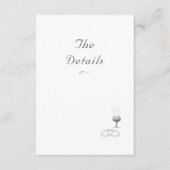 Nuptial Grace Catholic Wedding  Informatiekaartje (Voorkant)