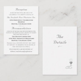 Nuptial Grace Catholic Wedding  Informatiekaartje
